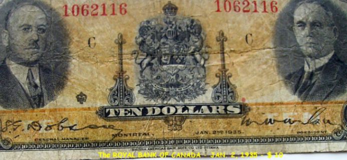 The-Royal-Bank-Of-Canada--$10--Jan.-2,-1935